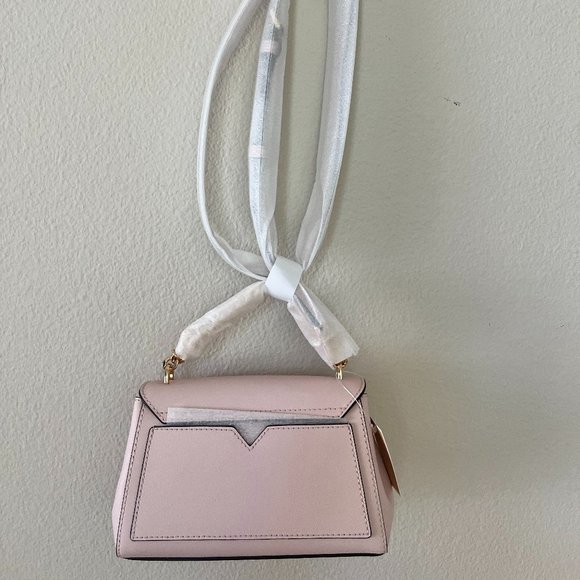Brand New! Michael Kors Cross-Body Purse in this season's "it" color - blush. - Picture 3 of 9
